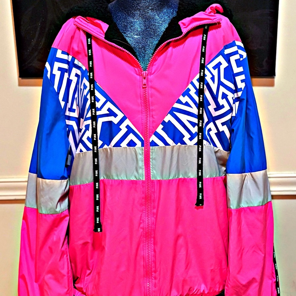VS PINK ZIP UP JACKET